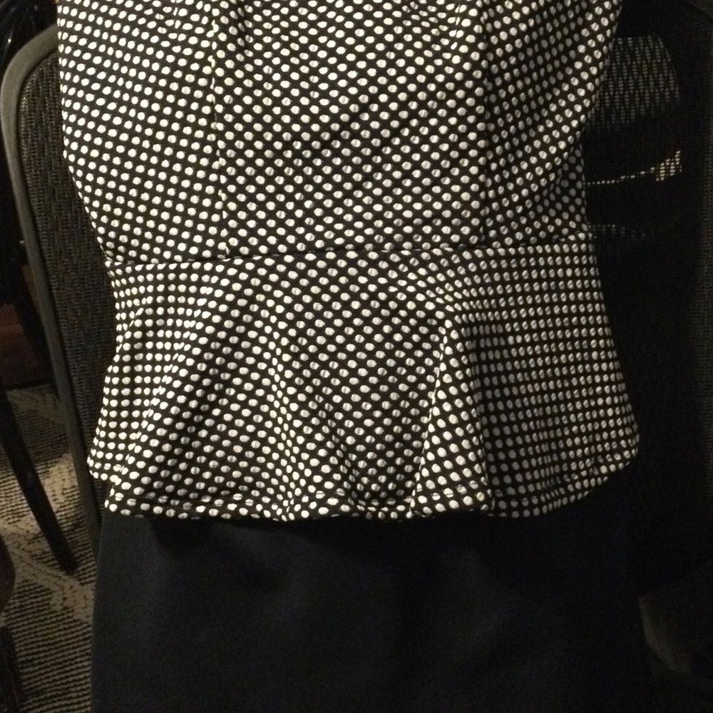 Dots blue mini dress